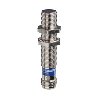 XS112B3NBM12 - Inductive sensor XS1 M12, L50mm, brass, Sn4mm, 12..24VDC, M12 - Schneider Electric - Inductive sensor XS1 M12, L50mm, brass, Sn4mm, 12..24VDC, M12 - Schneider Electric - 0