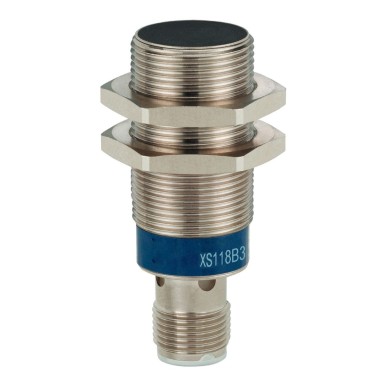 XS118B3PBM12 - Inductive sensor XS1 M18, L50mm, brass, Sn8mm, 12..24VDC, M12 - Schneider Electric - Inductive sensor XS1 M18, L50mm, brass, Sn8mm, 12..24VDC, M12 - Schneider Electric - 0