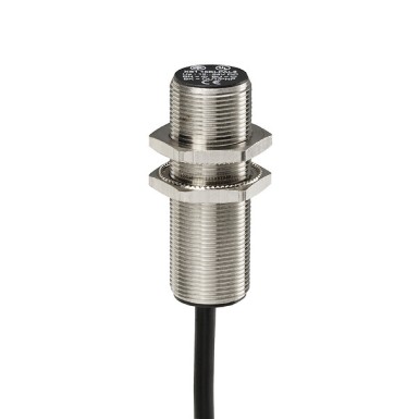 XS118BHNBL2 - Telemecanique - Inductive sensor XS1 M18, L53mm, brass, Sn8mm, 12..24VDC, cable 2m