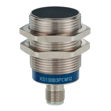 XS130B3PCM12 - Inductive sensor XS1 M30, PNP NO+NC, Flush, Sn15mm, 12..24VDC, M12 - Schneider Electric - Inductive sensor XS1 M30, PNP NO+NC, Flush, Sn15mm, 12..24VDC, M12 - Schneider Electric - 0