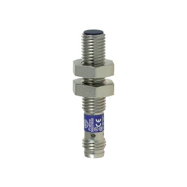 XS1N08NA9C4 - Inductive proximity sensors XS, inductive sensor XS1 M8, L33mm, brass, Sn2.5 mm, 12...24 VDC - Schneider Electric - Inductive proximity sensors XS, inductive sensor XS1 M8, L33mm, brass, Sn2.5 mm, 12...24 VDC - Schneider Electric - 0