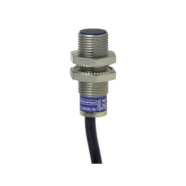 XS1N12NC410 - Inductive sensor XS1 M12, L33mm, brass, Sn2mm, 12..24 VDC, cable 2 m - Schneider Electric - Inductive sensor XS1 M12, L33mm, brass, Sn2mm, 12..24 VDC, cable 2 m - Schneider Electric - 0