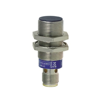 XS1N18PB349D - Telemecanique - Inductive proximity sensors XS, inductive sensor XS1 M18, L50mm, brass, Sn10mm, 12...24 VDC, M12