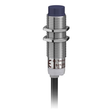 XS212BLNAL2 - Inductive sensor XS2 M12, L44mm, brass, Sn4mm, 12..24VDC, cable 2m - Schneider Electric - Inductive sensor XS2 M12, L44mm, brass, Sn4mm, 12..24VDC, cable 2m - Schneider Electric - 0