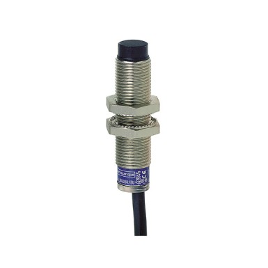 XS212BLPAL10 - Telemecanique - Inductive sensor XS2 M12, L44mm, brass, Sn4mm, 12..24VDC, cable 10m