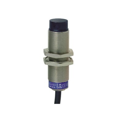 XS218BLPAL10 - Telemecanique - Inductive sensor XS2 M18, L53mm, brass, Sn8mm, 12..24VDC, cable 10m