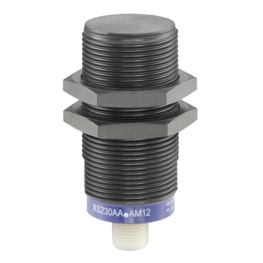 XS230AANAM12 - Inductive proximity sensors XS, inductive sensor XS2 M30, L70mm, PPS, Sn22mm, 12...48 VDC, M12 - Schneider Electric - Inductive proximity sensors XS, inductive sensor XS2 M30, L70mm, PPS, Sn22mm, 12...48 VDC, M12 - Schneider Electric - 0