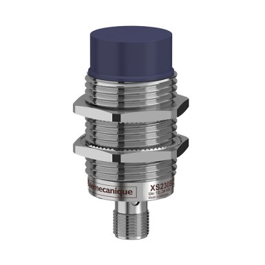 XS230BLPAM12C - Telemecanique - Inductive sensor XS2 M30, L64mm, brass, Sn15mm, 12..24VDC, M12