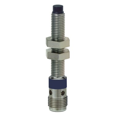 XS2M08NC410D - Inductive sensor XS2 M8, L61mm, stainless, Sn2.5mm, 12..24VDC, M12 - Schneider Electric - Inductive sensor XS2 M8, L61mm, stainless, Sn2.5mm, 12..24VDC, M12 - Schneider Electric - 0