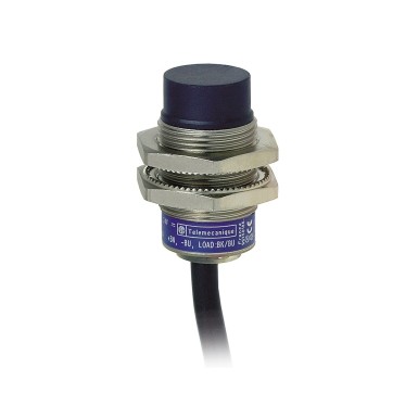 XS2N18NC410 - Inductive sensor XS2 M18, L37mm, brass, Sn8mm, 12...24 VDC, cable 2 m - Schneider Electric - Inductive sensor XS2 M18, L37mm, brass, Sn8mm, 12...24 VDC, cable 2 m - Schneider Electric - 0