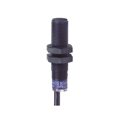 XS4P12AB110 - Inductive proximity sensors XS, inductive sensor XS4 M12, L50mm, PBT, Sn4mm, 24...48 VDC, cable 2 m - Schneider Electric - Inductive proximity sensors XS, inductive sensor XS4 M12, L50mm, PBT, Sn4mm, 24...48 VDC, cable 2 m - Schneider Electric - 0