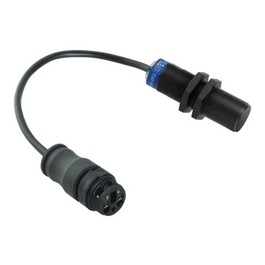 XS4P18MA230L01B - Inductive proximity sensors XS, inductive sensor XS4 M18, L62mm, PPS, Sn8mm, 24...240VAC/DC, term. 0.15 m - Schneider Electric - Inductive proximity sensors XS, inductive sensor XS4 M18, L62mm, PPS, Sn8mm, 24...240VAC/DC, term. 0.15 m - Schneider Electric - 0