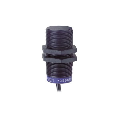 XS4P30AB110 - Inductive proximity sensors XS, inductive sensor XS4 M30, L53mm, PBT, Sn15mm, 24...48 VDC, cable 2 m - Schneider Electric - Inductive proximity sensors XS, inductive sensor XS4 M30, L53mm, PBT, Sn15mm, 24...48 VDC, cable 2 m - Schneider Electric - 0