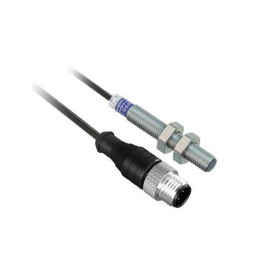 XS508B1CAL08M12 - Inductive proximity sensors XS, inductive sensor XS5 M8, L61mm, stainless, Sn1.5 mm, 12...48 VDC, M12 0.8 m - Schneider Electric - Inductive proximity sensors XS, inductive sensor XS5 M8, L61mm, stainless, Sn1.5 mm, 12...48 VDC, M12 0.8 m - Schneider Electric - 0