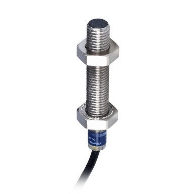 XS508B1DAL2 - Inductive proximity sensors XS, inductive sensor XS5 M8, L51mm, stainless, Sn1.5 mm, 12...48 VDC, cable 2 m - Schneider Electric - Inductive proximity sensors XS, inductive sensor XS5 M8, L51mm, stainless, Sn1.5 mm, 12...48 VDC, cable 2 m - Schneider Electric - 0