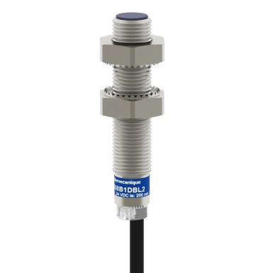 XS508B1DAL2 - Inductive proximity sensors XS, inductive sensor XS5 M8, L51mm, stainless, Sn1.5 mm, 12...48 VDC, cable 2 m - Schneider Electric - Inductive proximity sensors XS, inductive sensor XS5 M8, L51mm, stainless, Sn1.5 mm, 12...48 VDC, cable 2 m - Schneider Electric - 2