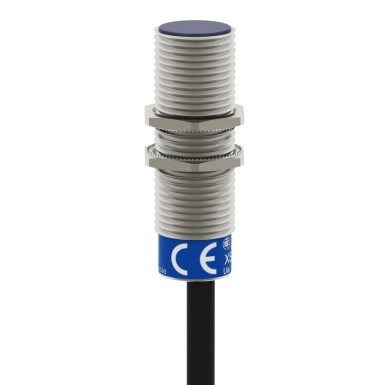 XS512BLNAL2 - Inductive proximity sensors XS, inductive sensor XS5 M12, L53mm, brass, Sn2mm, 12...48 VDC, cable 2 m - Schneider Electric - Inductive proximity sensors XS, inductive sensor XS5 M12, L53mm, brass, Sn2mm, 12...48 VDC, cable 2 m - Schneider Electric - 2