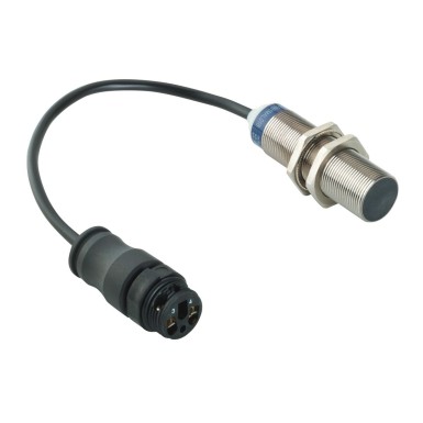 XS518B1DAL01B - Inductive proximity sensors XS, inductive sensor XS5 M18, L62mm, brass, Sn5mm, 12...48 VDC, term. 0.15 m - Schneider Electric - Inductive proximity sensors XS, inductive sensor XS5 M18, L62mm, brass, Sn5mm, 12...48 VDC, term. 0.15 m - Schneider Electric - 0