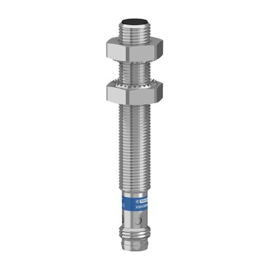 XS608B1PBM8 - Telemecanique - Inductive sensor XS6 M8 - L58mm - stainless - Sn2.5mm - 12..48VDC - M8