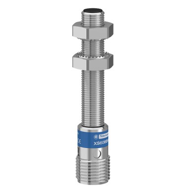 XS608B1PCM12 - Telemecanique - Inductive sensor XS6 M8 - L62mm - stainless - Sn2.5mm - 12..48VDC - M12