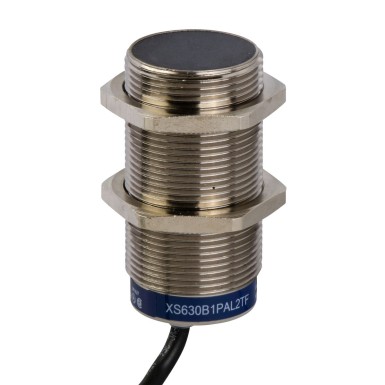 XS630B1NAL10 - Inductive proximity sensors XS, inductive sensor XS6 M30, L62mm, brass, Sn15mm, 12...48 VDC, cable 10 m - Schneider Electric - Inductive proximity sensors XS, inductive sensor XS6 M30, L62mm, brass, Sn15mm, 12...48 VDC, cable 10 m - Schneider Electric - 0