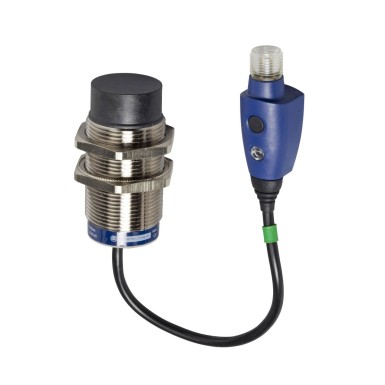 XS630B2NAL01M12 - Inductive proximity sensors XS, inductive sensor XS6 M30, L63mm, brass, Sn18mm, 12...24 VDC, M12 0.15 m - Schneider Electric - Inductive proximity sensors XS, inductive sensor XS6 M30, L63mm, brass, Sn18mm, 12...24 VDC, M12 0.15 m - Schneider Electric - 0