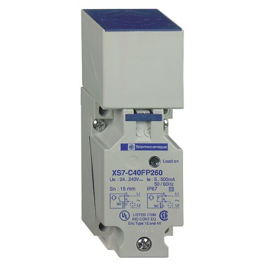 XS7C40PC440R5 - Telemecanique - Inductive proximity sensors XS, inductive sensor 58 VDC 200 mA + options