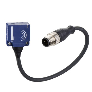 XS7E1A1PBP01M12 - Telemecanique - Inductive sensor XS7 26x26x13 - PBT - Sn10mm - 12..24VDC - M12