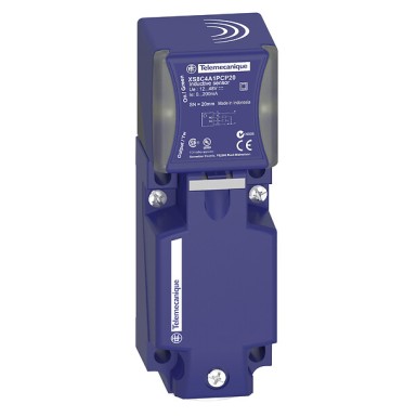 XS8C4A1MPN12 - Telemecanique - Inductive proximity sensors XS, inductive sensor XS8 40x40x117, PBT, Sn20 mm, 24...240VAC/DC, terminals