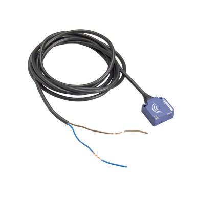 XS8E1A1PBL2TF - Telemecanique - Inductive proximity sensors XS, inductive sensor XS8 26x26x13, PBT, Sn15mm, 12...24 VDC, cable 2 m