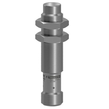 XS912R4PAM12 - Telemecanique - Inductive proximity sensors XS, inductive sensor XS9 M12, L60mm, full SS 303, Sn10 mm, 12...24 VDC, M12