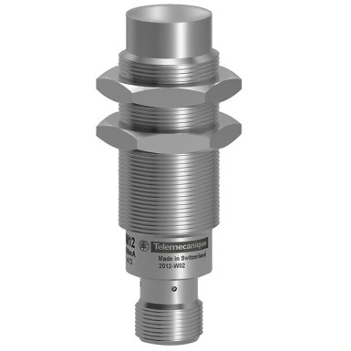 XS918S4PAM12 - Telemecanique - Inductive proximity sensors XS, inductive sensor XS9 M18, L64mm, full SS 316L, Sn20 mm, 12...24 VDC, M12