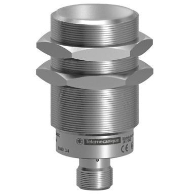 XS930S1PAM12 - Telemecanique - Inductive proximity sensors XS, inductive sensor XS9 M30, L64mm, full SS 316L, Sn20 mm, 12...24 VDC, M12