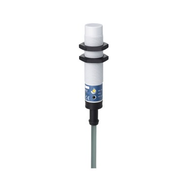 XT218A1FAL2 - Telemecanique - Capacitive proximity sensors XT, cylindrical M18, plastic, Sn 8 mm, cable 2 m
