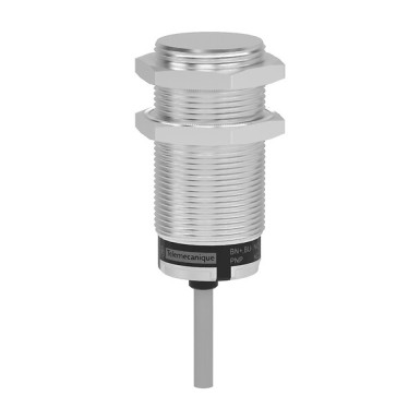 XT530B1PCL2 - Telemecanique - Capacitive proximity sensors XT, cylindrical M30, brass, 4-wire, Sn 10 mm, cable 2 m, 1 NC + 1 NO