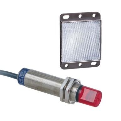 XU1N18NP341W - Photoelectric sensors XU, XU1, reflex, 90°, Sn 4 m, 12...24 VDC, cable 2 m - Schneider Electric - Photoelectric sensors XU, XU1, reflex, 90°, Sn 4 m, 12...24 VDC, cable 2 m - Schneider Electric - 0