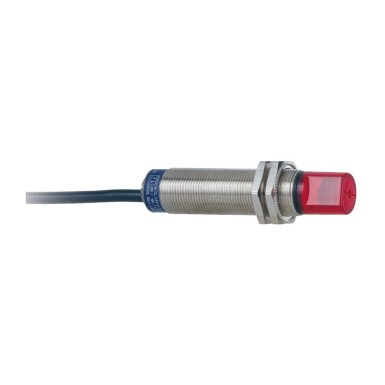 XU5N18PP341W - Photoelectric sensors XU, XU5, diffuse, 90°, Sn 0.10 m, 12...24 VDC, cable 2 m - Schneider Electric - Photoelectric sensors XU, XU5, diffuse, 90°, Sn 0.10 m, 12...24 VDC, cable 2 m - Schneider Electric - 0