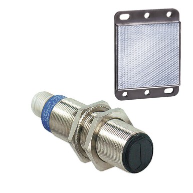 XU9N18PP341D - Telemecanique - Photoelectric sensors XU, XU9, polarised, Sn 2 m, 12...24 VDC, M12