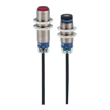 XUBLBPCNL2 - Photoelectric sensors XU, XUB, thru beam, laser, Sn 100 m, 12...24 VDC, cable 2 m - Schneider Electric - Photoelectric sensors XU, XUB, thru beam, laser, Sn 100 m, 12...24 VDC, cable 2 m - Schneider Electric - 0