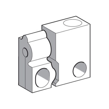 XUFZ13 - Photoelectric sensors XU, accessory for plastic optic fibre, fixing clamp, axial - Schneider Electric - Photoelectric sensors XU, accessory for plastic optic fibre, fixing clamp, axial - Schneider Electric - 0