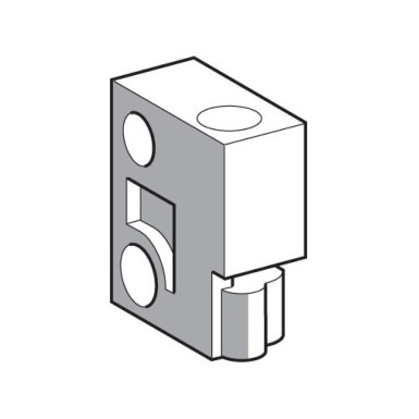 XUFZ14 - Photoelectric sensors XU, accessory for plastic optic fibre, fixing clamp, frontal - Schneider Electric - Photoelectric sensors XU, accessory for plastic optic fibre, fixing clamp, frontal - Schneider Electric - 0