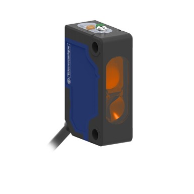 XUM6ANXBL2 - Telemecanique - Photoelectric sensors XU, miniature, diffuse medium, Smax=1.1 m, NPN, cable 2 m