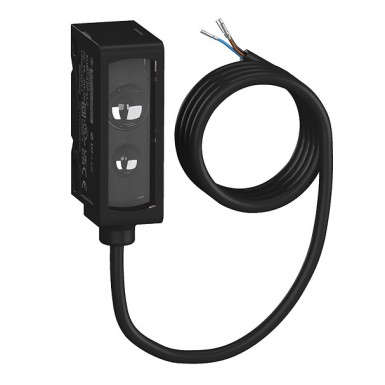 XUM7ABPXL2 - Telemecanique - Photoelectric sensors XUM7, BGS Fixed, Blue light, Sn 80mm, PNP, Cable 2m