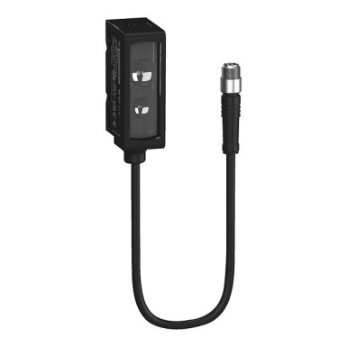 XUMRAGAYP015 - Telemecanique - Photoelectric sensors XUMR, Contrast Mark reader, RGB, Sn 12mm, IO-Link, Pigtail M12 15cm