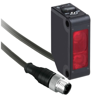 XUMTAPCNL03M12 - Photoelectric sensors XU, XUM, reflex, Sn 2 m, 12...24 VDC, M12, cable 0.3 m - Schneider Electric - Photoelectric sensors XU, XUM, reflex, Sn 2 m, 12...24 VDC, M12, cable 0.3 m - Schneider Electric - 0