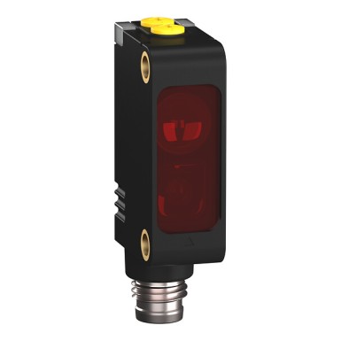 XUMTPRPXM8 - Telemecanique - PHOTO SENSOR MINIATURE TRANSP REFLEX PLASTIC SN 2M PNP NO NC M8 24V