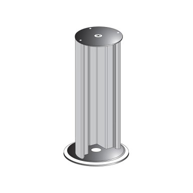 XUSZSC105 - Telemecanique Safety light curtains XUSL, Column without mirror 1000 mm for light curtains - Telemecanique - Telemecanique Safety light curtains XUSL, Column without mirror 1000 mm for light curtains, Hp = 610 mm - Telemecanique - 0