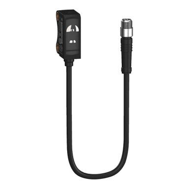 XUT8ABAYP02 - Telemecanique - Photoelectric sensors XUT8, BGS, Blue light, Sn 100mm, IO-Link, Pigtail M8 20cm
