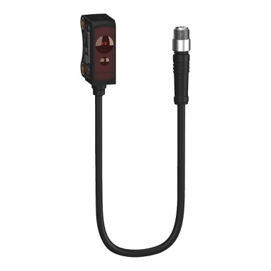 XUT8ALAYP02 - Telemecanique - Photoelectric sensors XUT8, BGS, Laser, Sn 70mm, IO-Link, Pigtail M8 20cm
