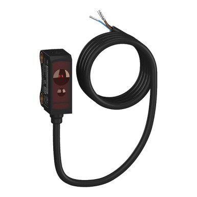 XUT9ALPXL2 - Telemecanique - Photoelectric sensors XUT9, Reflex, Laser, Sn 3000mm, IO-Link, Cable 2m